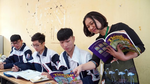 Tiếng Anh là môn ngoại ngữ được học sinh lựa chọn học nhiều nhất. Ảnh: QUANG PHÚC