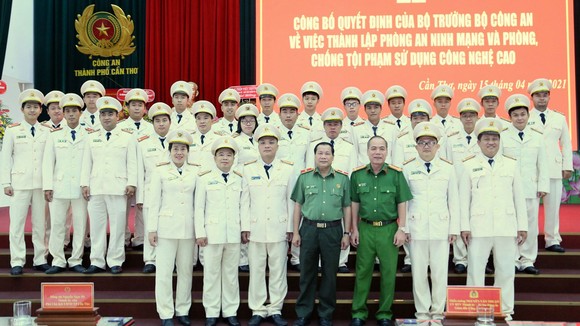 Công an TP Cần Thơ thành lập Phòng An ninh mạng và phòng, chống tội phạm sử dụng công nghệ cao