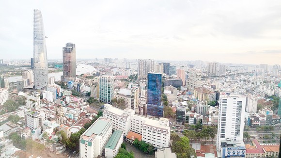 Một góc khu trung tâm TPHCM. Ảnh: Huy Phan
