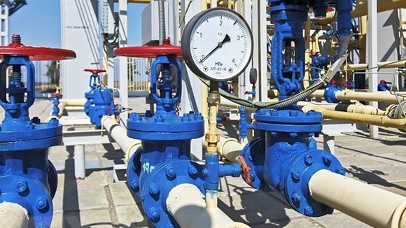 Hệ thống đường ống dẫn khí đốt của Tập đoàn Gazprom (Nga). Ảnh: EPA/TTXVN