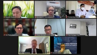 Buổi kết nối trực tuyến doanh nghiệp ngành nước giữa Việt Nam - Hungary do Liên hiệp Các hội khoa học và kỹ thuật TPHCM tổ chức