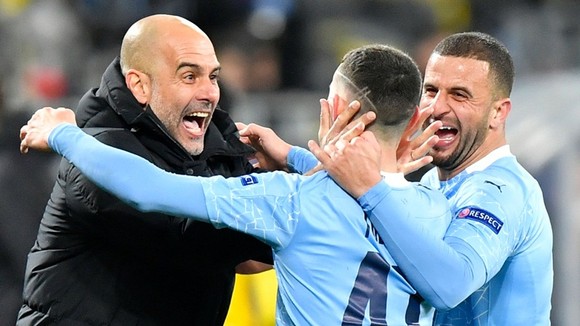 HLV Pep Guardiola vẫn đang khát khao chiến thắng cùng Man.City. Ảnh: Getty Images