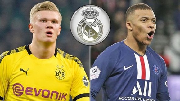 Kylian Mbappe (phải) và Erling Braut Haaland đã là 2 tiền đạo xuất sắc nhất thế giới?