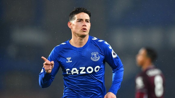 Trải nghiệm của James Rodriguez tại Premier League đã sớm kết thúc.