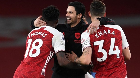 HLV Mikel Arteta quyết tâm tái hiện chiến thắng trước Totenham. Ảnh: Getty Images