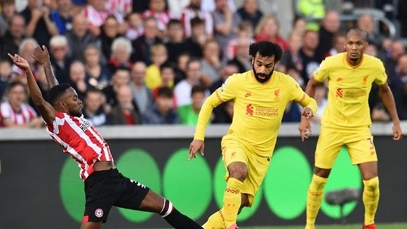 Mohamed Salah và Liverpool vẫn vươn lên đầu bảng. Ảnh: Getty Images