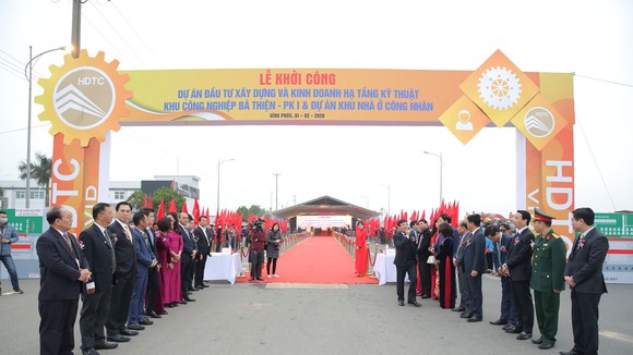 Khởi công dự án đầu tư xây dựng và kinh doanh kỹ thuật KCN Bá Thiện - PK 1 và dự án khu nhà ở công nhân