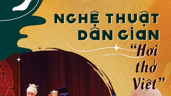 Poster giới thiệu nghệ thuật dân gian do “NÉT Project” thực hiện