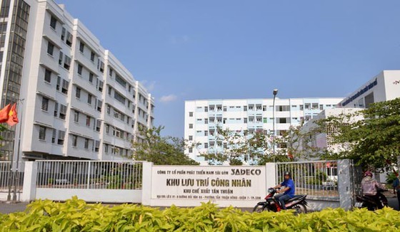 Khu lưu trú công nhân Khu chế xuất Tân Thuận. Ảnh: VIỆT DŨNG