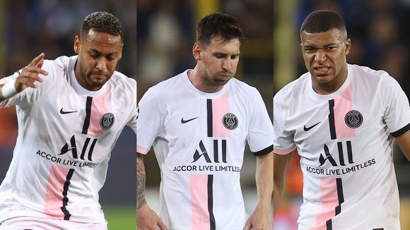 Neymar, Messi và Kylian Mbappe