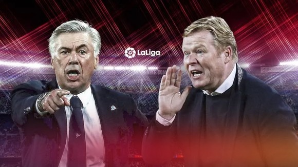 Carlo Ancelotti và Ronald Koeman