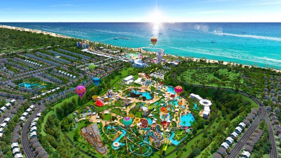 Phối cảnh Siêu thành phố Biển – Du lịch – Sức khỏe NovaWorld Phan Thiet 1.000 ha với vốn đầu tư lên đến 5 tỷ USD.