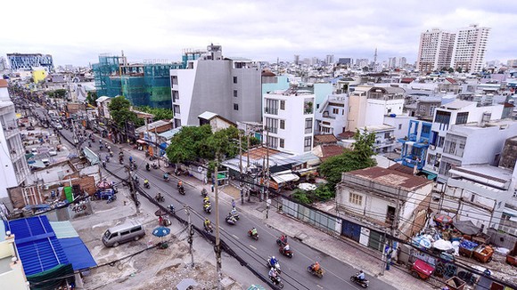 Tỉ lệ bàn giao mặt bằng cho dự án metro số 2 hiện mới đạt 79,10% - Ảnh: QUANG ĐỊNH