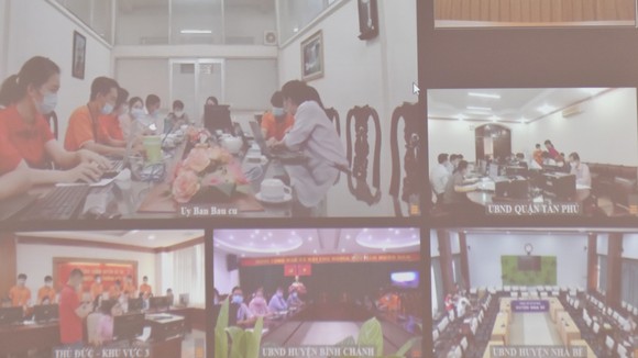 TPHCM vận hành thử phần mềm hỗ trợ công tác bầu cử đại biểu Quốc hội khóa XV và HĐND các cấp