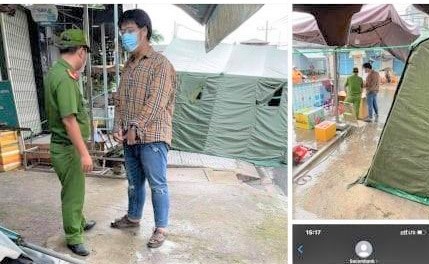 Thông tin kèm hình ảnh được đăng tải lên mạng xã hội