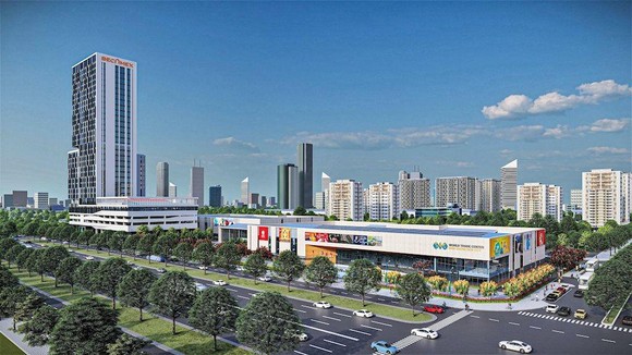 Phối cảnh thiết kế Trung tâm Thương mại Thế giới Thành phố Mới Bình Dương