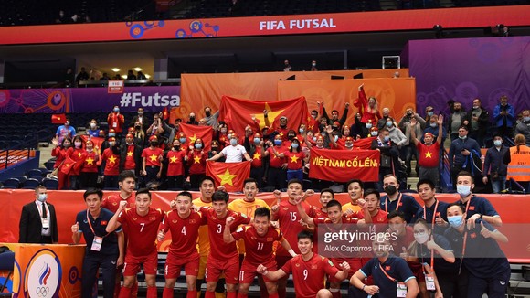Đội tuyển Việt Nam vừa trải qua Futsal World Cup 2021 đầy tự hào. Ảnh: GETTY