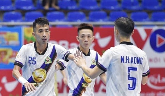 Quả bóng đồng futsal Việt Nam 2020 Phùng Trọng Luân đang dẫn đầu danh sách ghi bàn tại Giải futsal VĐQG 2021. Ảnh: ANH TRẦN