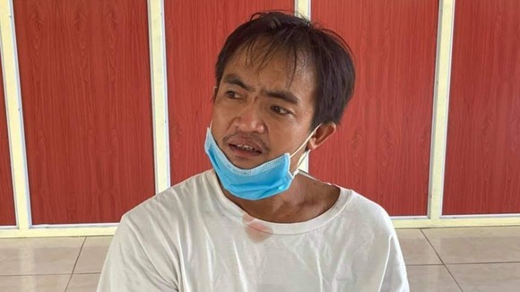Lê Văn Hải tại cơ quan điều tra công an huyện Quảng Ninh