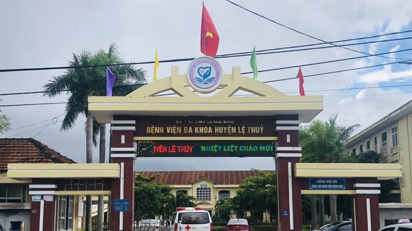 Bệnh viện đa khoa huyện Lệ Thủy. Ảnh: MINH PHONG