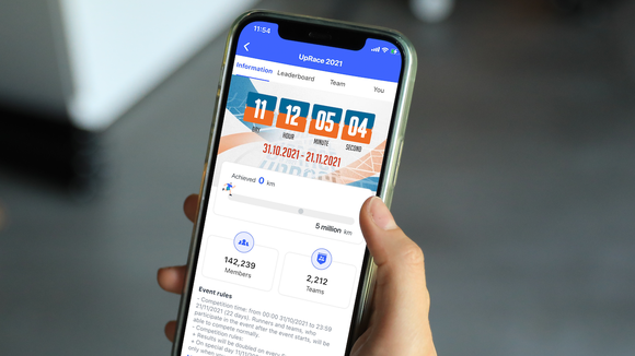 Giao diện mới của UpRace 2021