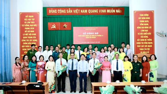Ban Chấp hành Đảng bộ phường 13, quận Phú Nhuận ra mắt
