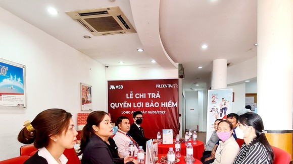 Chi trả quyền lợi khách hàng Prudential tham gia bảo hiểm qua MSB