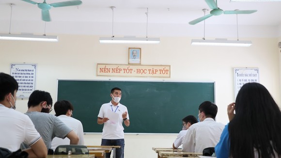 Thí sinh dự thi tốt nghiệp THPT 2022. ẢNH: QUANG PHÚC