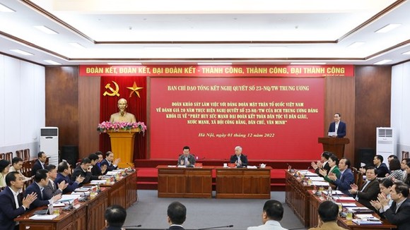 Quang cảnh cuộc họp. ẢNH: QUANG PHÚC
