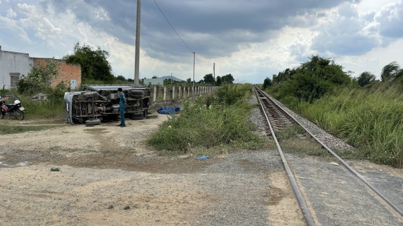 Hiện trường vụ tai nạn.