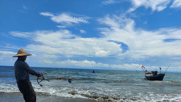Vùng biển huyện Lộc Hà, tỉnh Hà Tĩnh