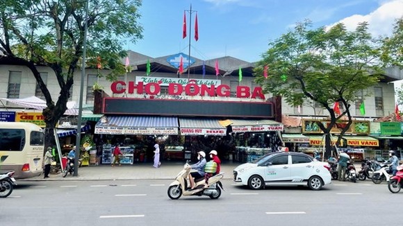Chợ Đông Ba ở thành phố Huế, tỉnh Thừa Thiên-Huế. (Ảnh: Mai Trang/TTXVN)