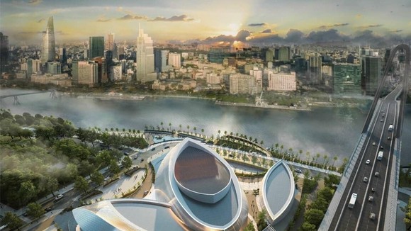 Phối cảnh Nhà hát Nhạc và Vũ kịch Opera Thủ Thiêm (TPHCM)