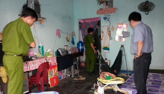 Công an khám nghiệm 1 vụ án