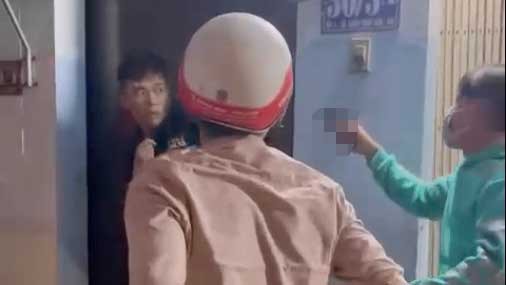 Hình ảnh vụ việc cắt từ clip
