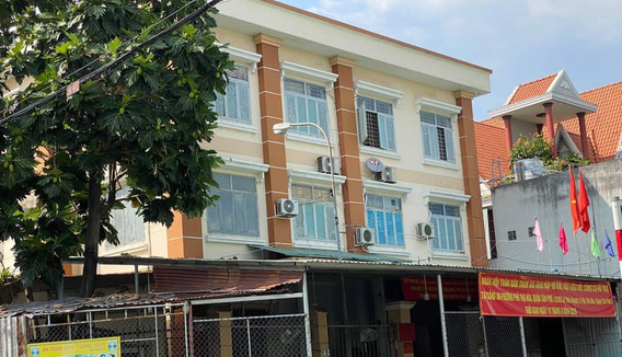 Trụ sở Công an phường Phú Thọ Hòa, quận Tân Phú