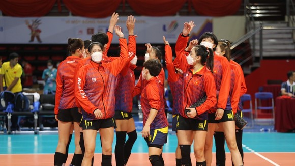 Bóng chuyền nữ Việt Nam sẽ gặp Thái Lan tại chung kết SEA Games 31. Ảnh: KHOA TRẦN