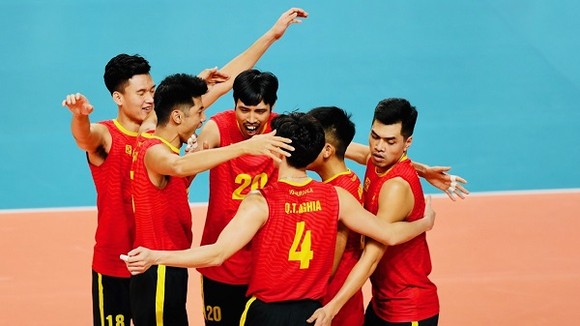 Bóng chuyền nam sẽ chơi trận chung kết trước Indonesia tại Quảng Ninh ở ngày cuối cùng của SEA Games 31. Ảnh: PHƯƠNG NGHI