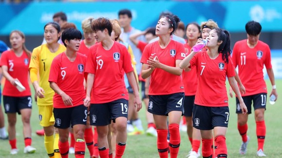 Đội tuyển nữ Hàn Quốc, một trong những ứng viên vào Bán kết tại Asian Cup nữ 2022