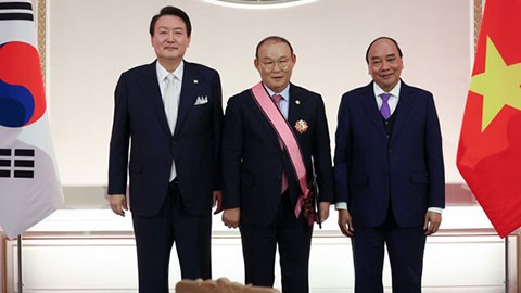 HLV Park Hang-seo vinh dự nhận Huân chương Heungin