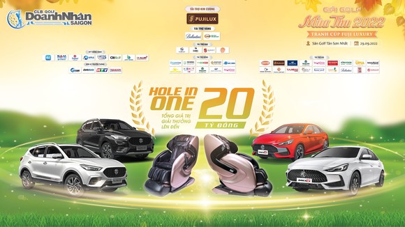 Giải golf mùa thu có tổng giá trị giải thưởng lên đến 20 tỷ đồng