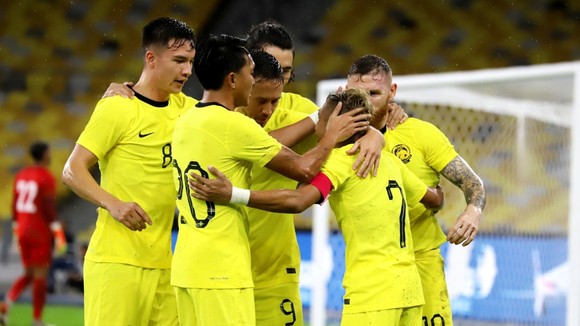 Malaysia thắng đậm Campuchia trước thềm AFF Cup 2022. ẢNH: FAM