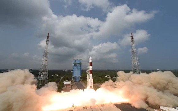印度使用PSLV-C54型極地衛星運載火箭成功發射了9顆衛星。（圖：ISRO）