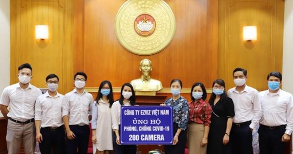 EZVIZ trao tặng 200 camera EZVIZ C1C hỗ trợ cho những y bác sĩ nơi đầu tuyến chống dịch