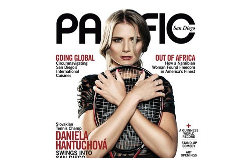 Daniela Hantuchova lên bìa tạp chí Pacific San Diego | Hậu trường thể