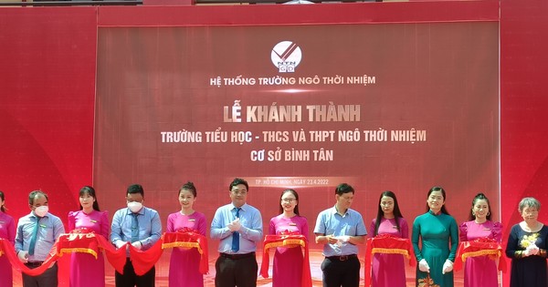 Khánh thành Trường Tiểu học - THCS - THPT Ngô Thời Nhiệm tại …