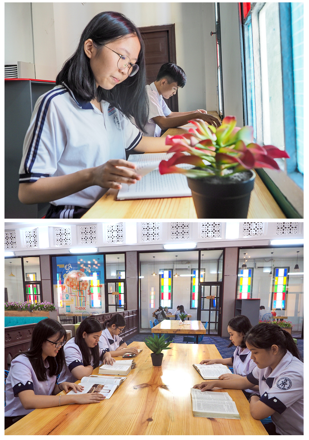 Đến thăm thư viện “5 sao” Trường THPT chuyên Trần Đại Nghĩa ảnh 14