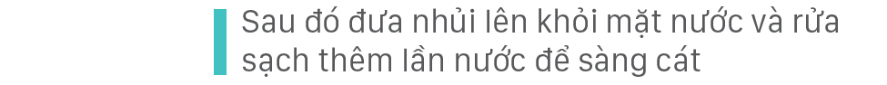 Dầm mình cào don dưới sông Trà Khúc ảnh 7