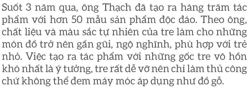 Người đàn ông biến khúc tre vô hồn thành các con vật đáng yêu ảnh 9
