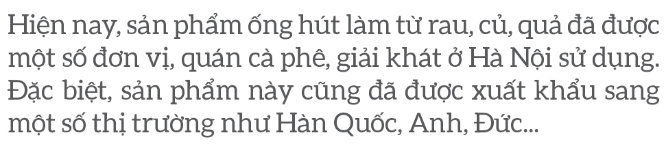 Biến rau, củ, quả thành... ống hút ảnh 11
